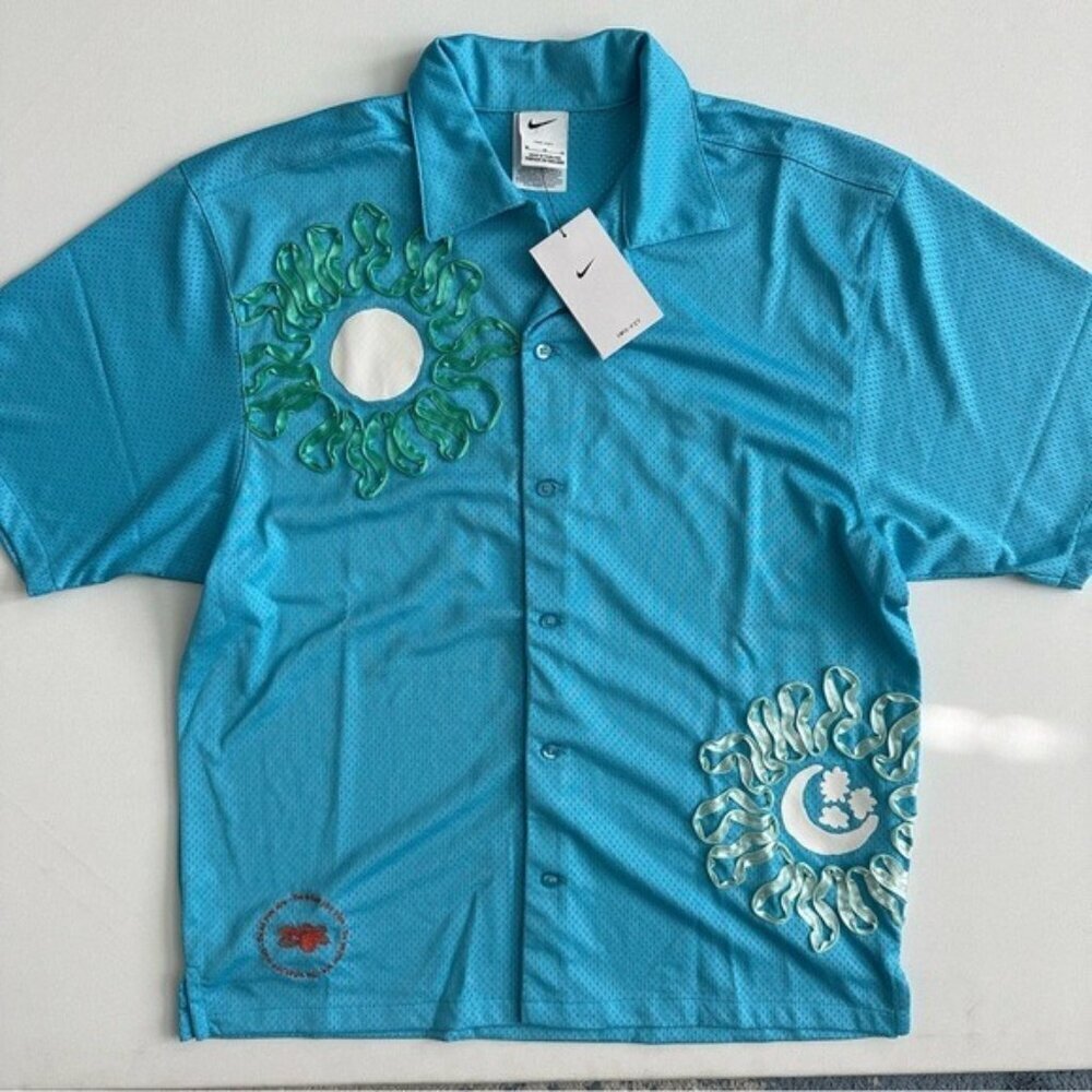 Nike Men's Uphoria Sportswear Dri-Fit Button Up Polo Size M
